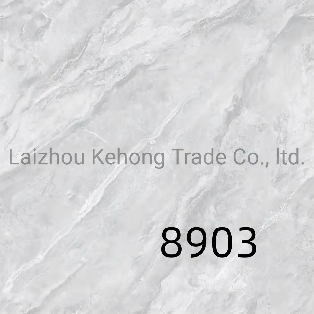 Polished Light Grey Marble Porcelain Ceramic Floor Bathroom Wall Tile 8903