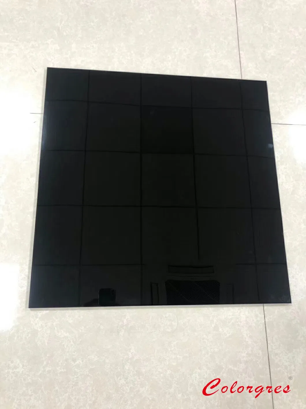 Foshan Factory Marble Glazed Polished Porcelain Ceramic Tile Flooring 600X600mm 24&quot;X24&quot; Dark Color