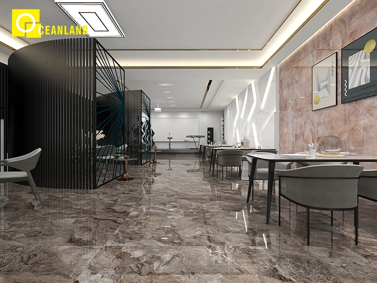 Building Materials 900X1800mm Marble Look Big Glazed Porcelain Tile Sintered Stone Slab