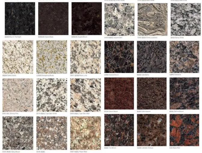 China Building Material Decoration Bathroom Tile Granite Tile Natural Stone Marble Stone Granite Countertop