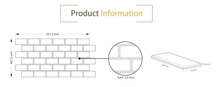 Firebrick Heat Insulation Jla White Netural Box and Standard Wooden Pallet 3X6 Ceramic Wall Matte Tile