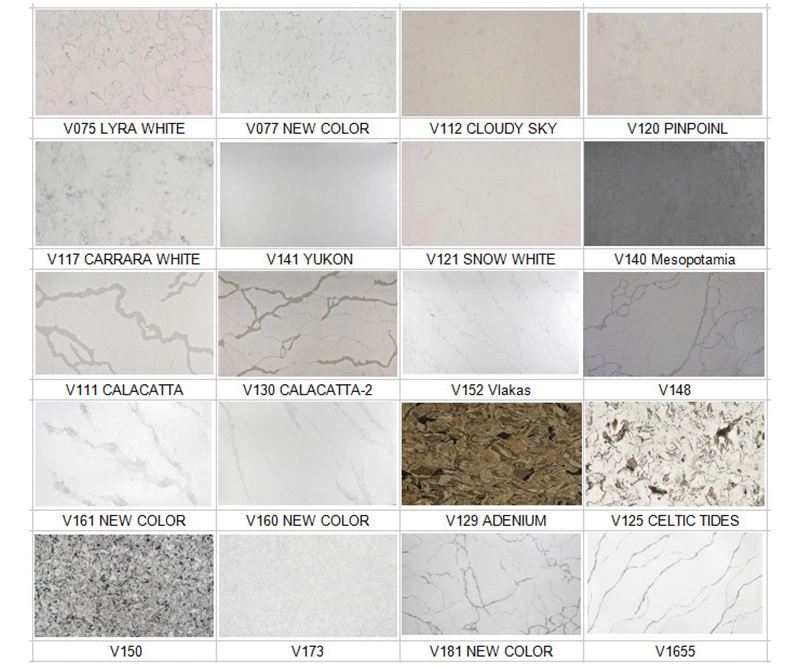 Carrara Bianca Quartz Stone Countertop Slabs &amp; Tiles Kitchen, Bathroom Countertop, Flooring