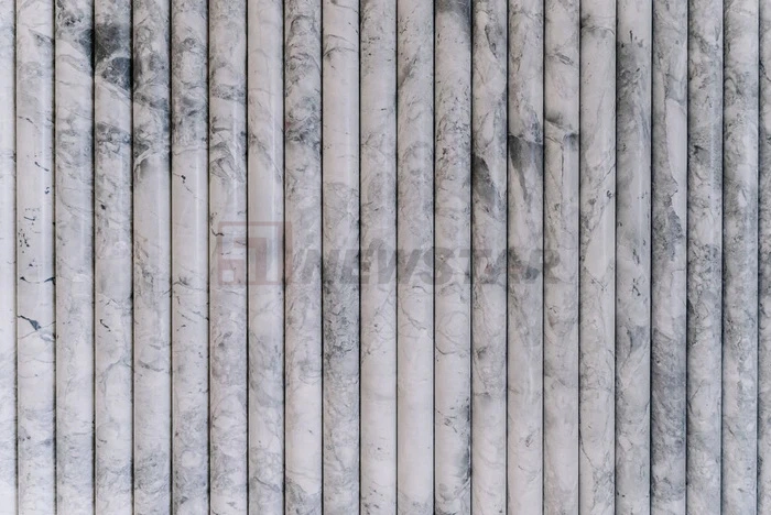 Natural Mosaic Fluted Tile Kitchen Bathroom Super White Quartzite Fluted Wall Panel Flute Marble Tiles