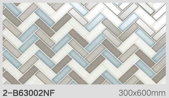 300X600mm 12*24inch Herringbone 3D Wall Tile for Bathroom Tile