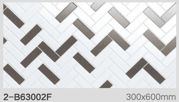 300X600mm 12*24inch Herringbone 3D Wall Tile for Bathroom Tile