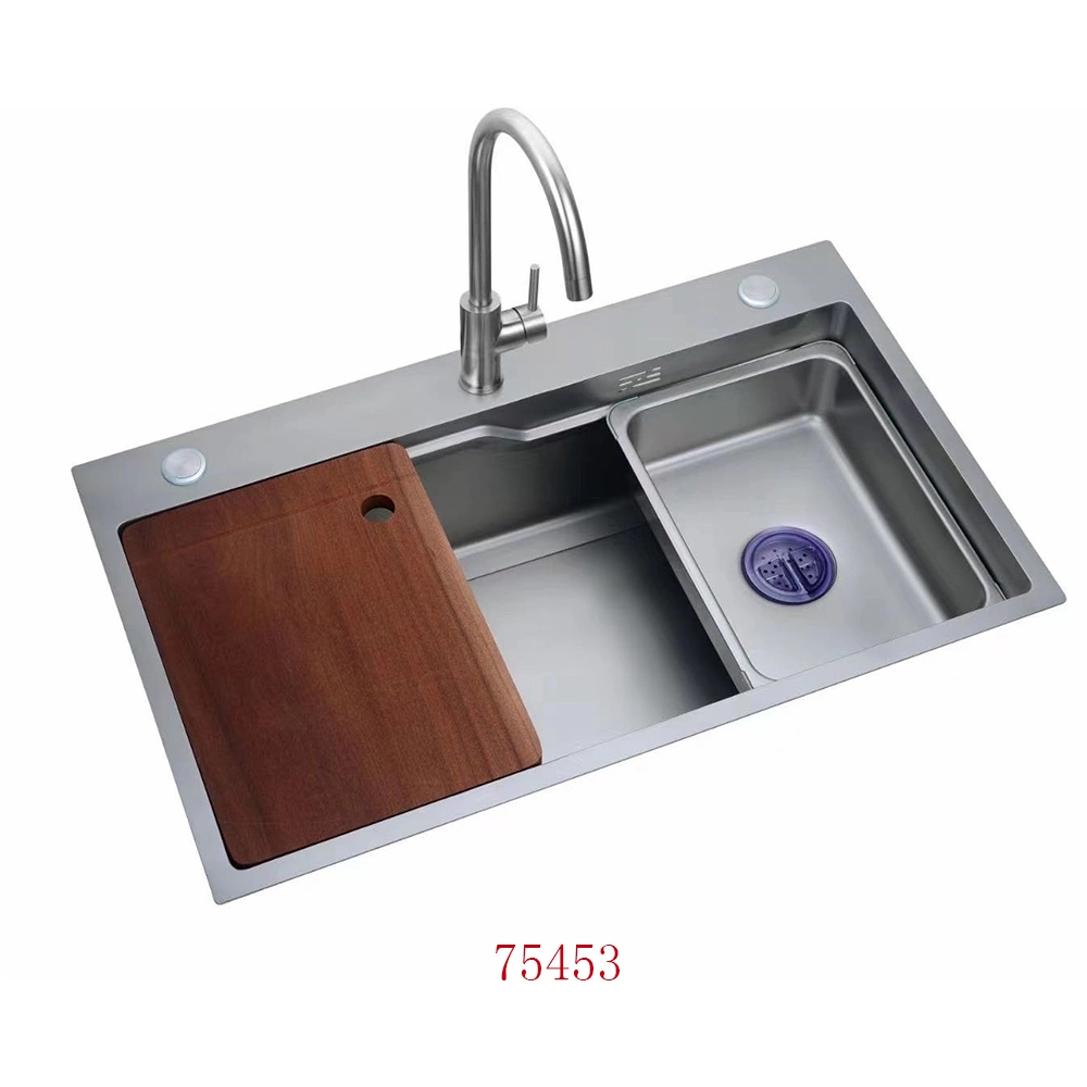 Polished Stainless Steel Under Counter Sinks Double Bowls Kitchen Sinks with Double Sinks