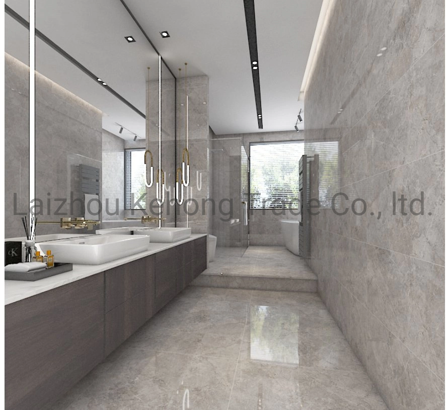 Chinese Factory 800X800mm Modern Grey Decorated Bathroom, Bedroom, Dining Room, Kitchen Floor Tiles and Wall Tiles