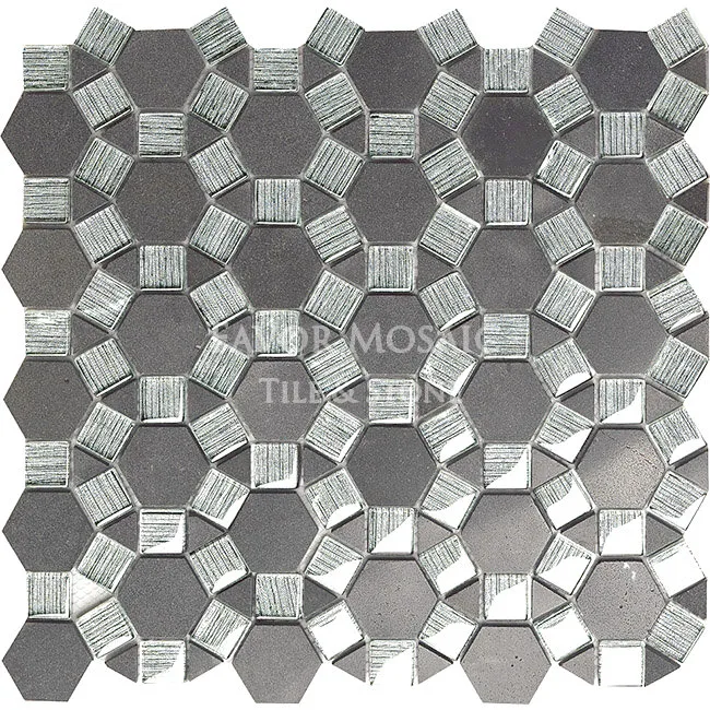 Factory Wholesale Price Home Decorate Mosaic Tiles Mosaic Glass Pieces Wall Tiles Kitchen Backsplash Pieces