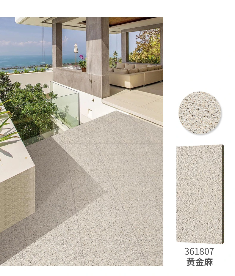 24X24 Outdoor Tiles Design Slate Porcelain 18cm Thick Courtyard Pave Floor Tile Ls6653