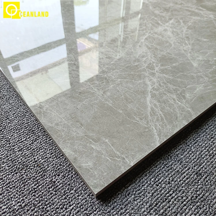 Foshan Home 600X600 Gray Polished Glazed Porcelain Floor Tile Price