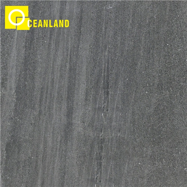 Dark Grey Wood Look Glazed Cement Porcelain Floor Tiles