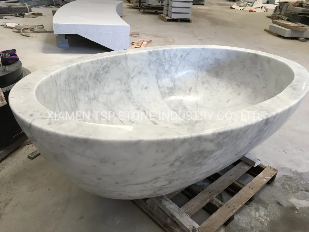 G654 Grey Stone Bathtub Shower Tub Surround for Bathroom