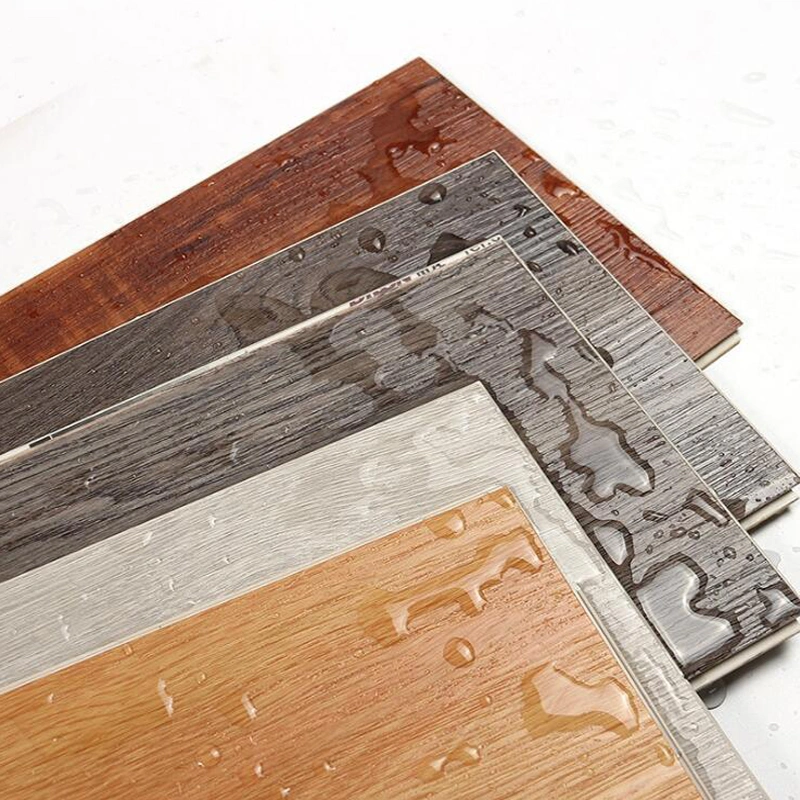4mm 5mm 6mm Wood Look 100% Waterproof Vinyl Flooring Spc Flooring 3D Tiles