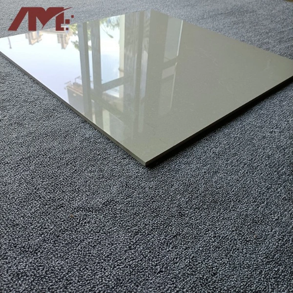 Foshan Light Yellow Home Wall Floor Full Polished Porcelain Tile