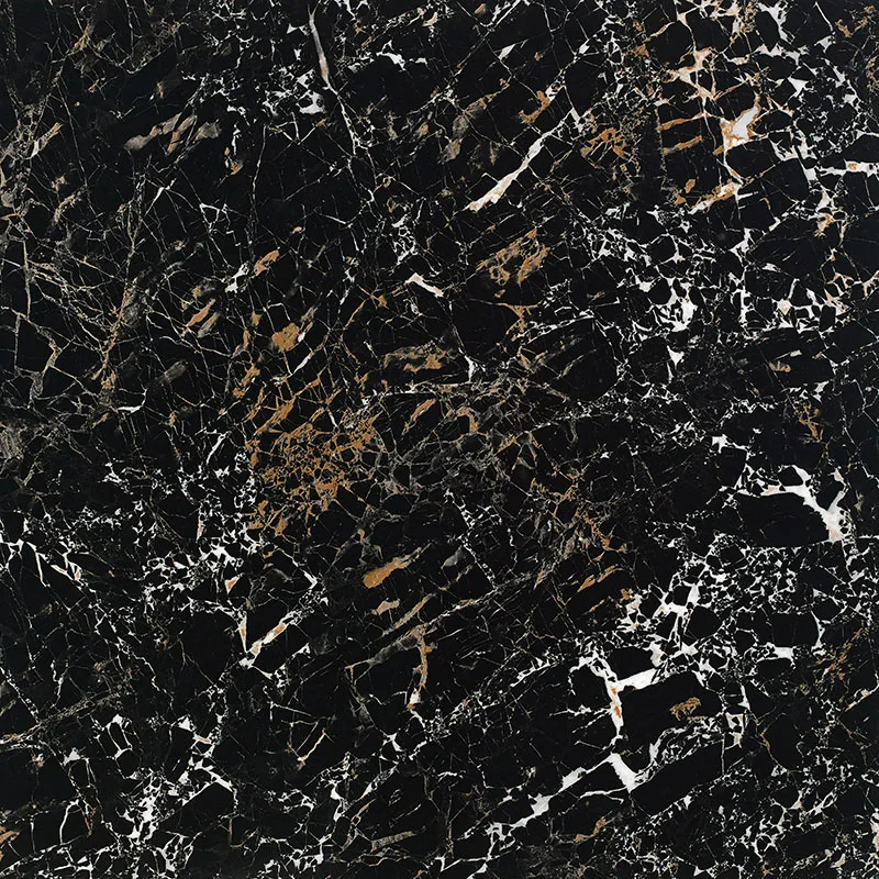 24&prime;&prime;x24&prime;&prime; 32&prime;&prime;x32&prime;&prime; Black Marquina Glazed Porcelain Floor Tile for Home Decoration