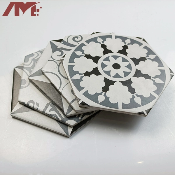 Factory Bathroom Kitchen Art Tile Hexagon Porcelain