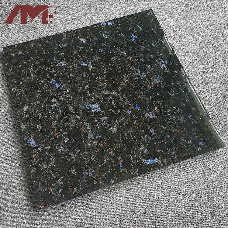 Latest Design Glosssy Interior Black Wall 600*600mm Ceramic Porcelain Marble Floor Tile