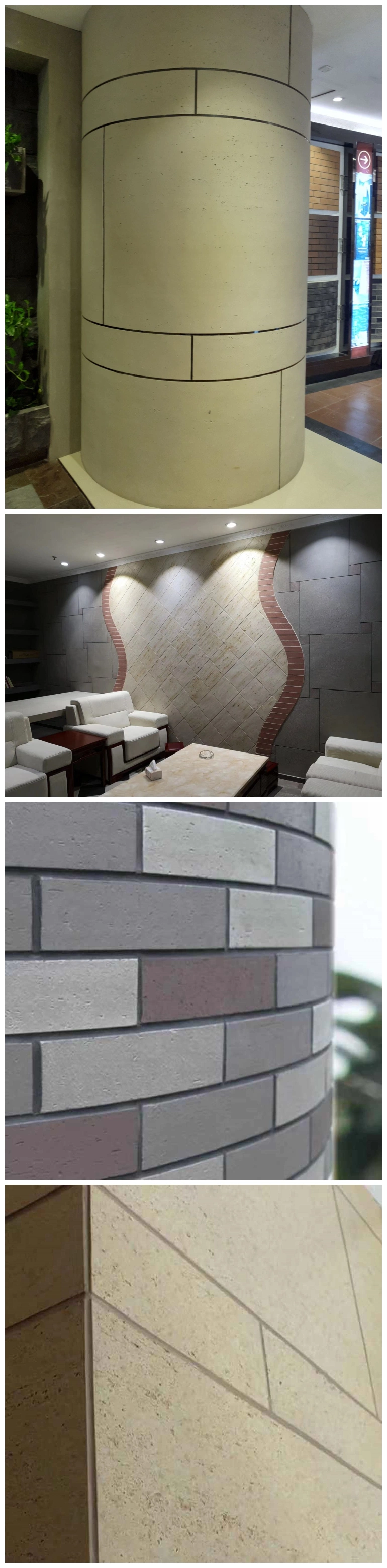 Flexible Soft Ceramic Exterior Wall Stone Tiles Slate Tiles