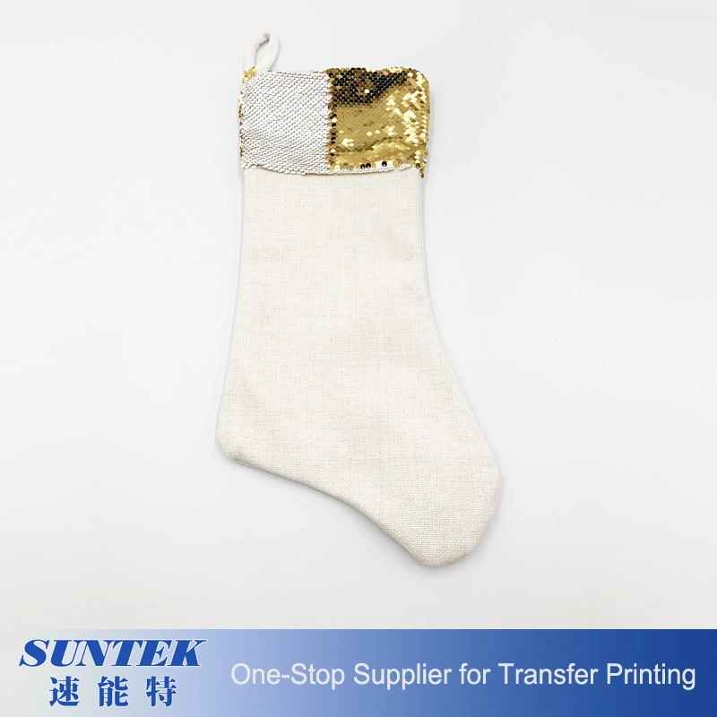 Sublimation Blank Christmas Linen Stocking