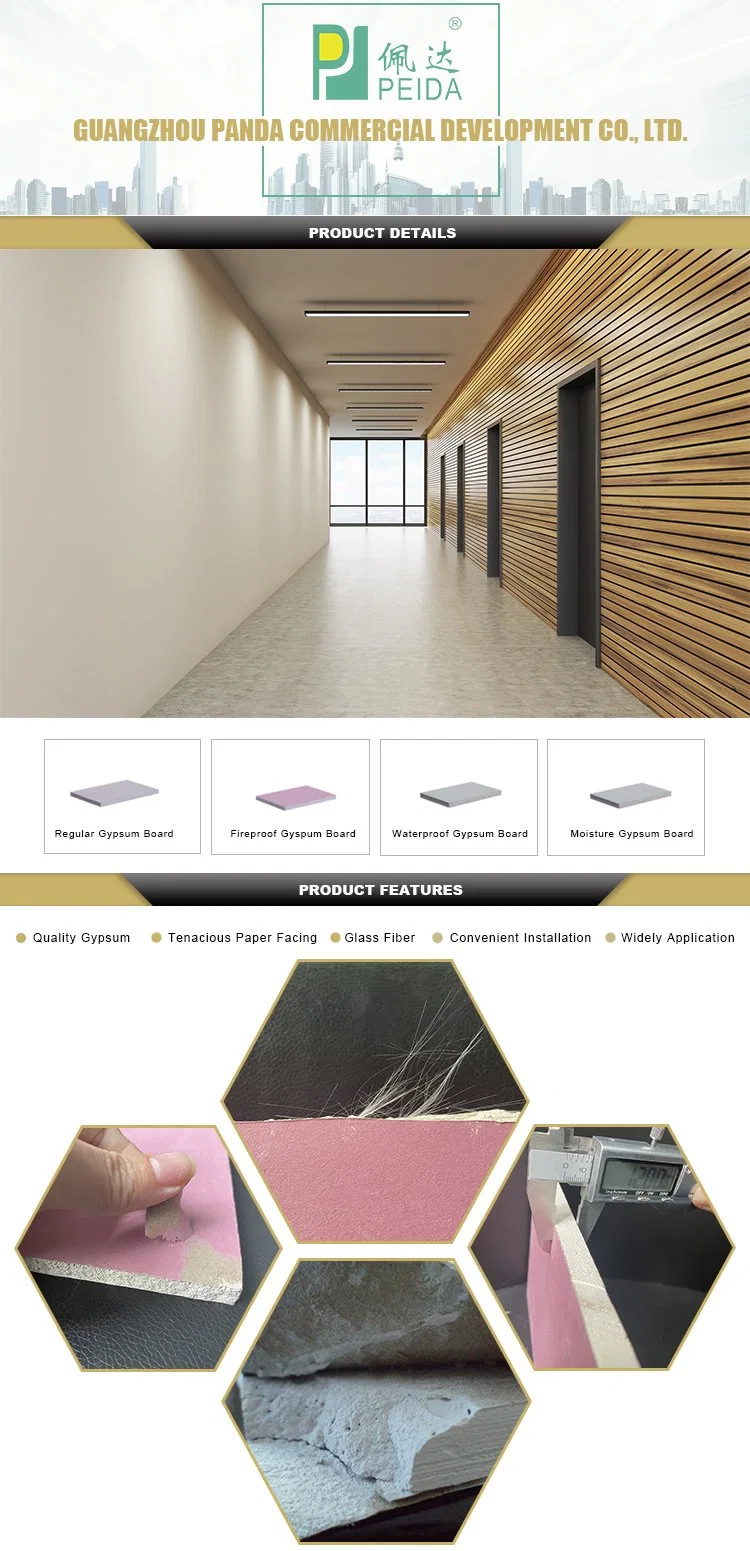 Wholesale Sheetrock Dry Wall Interior Plasterboard Natural Gypsum Tiles Ceiling Board