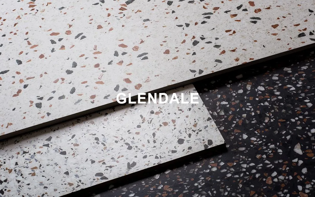 80X80cm Beige Terrazzo Like Porcelain Tile for Wall and Floor