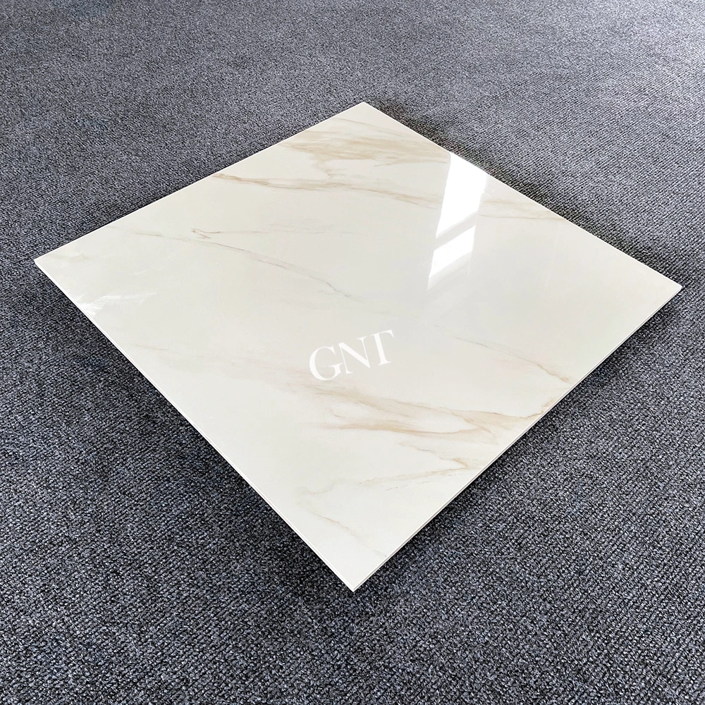 24X24 White Ceramic Polished Glazed Vitrified Floor Tile