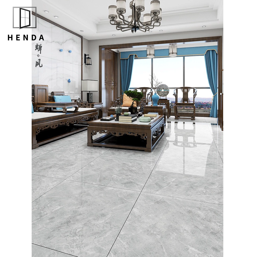 Good Quality 600X600mm Bathroom Vitrified Full Body Glazed Polished Porcelain Ceramic Marble Floor Wall Tiles