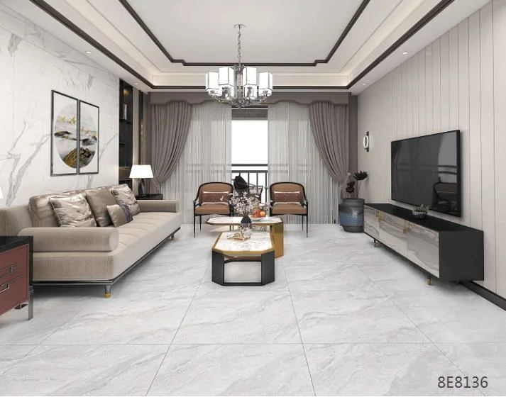 China Factory Price 80X80 Porcelain Polished Glazed Porcelain Ceramic Floor Tiles Marble Wall Tiles Non Slip Tile