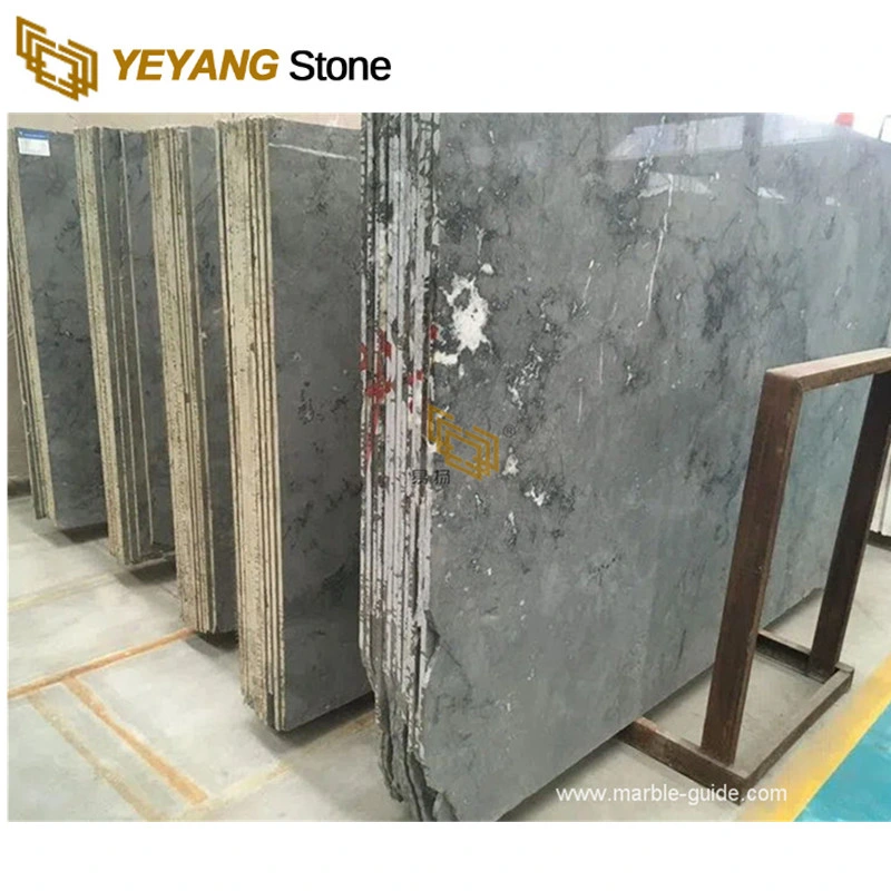 China Grey Marble Stone Slabs for Hotel/Reception/Restaurant Table/Worktop Flooring/Wall Tiles