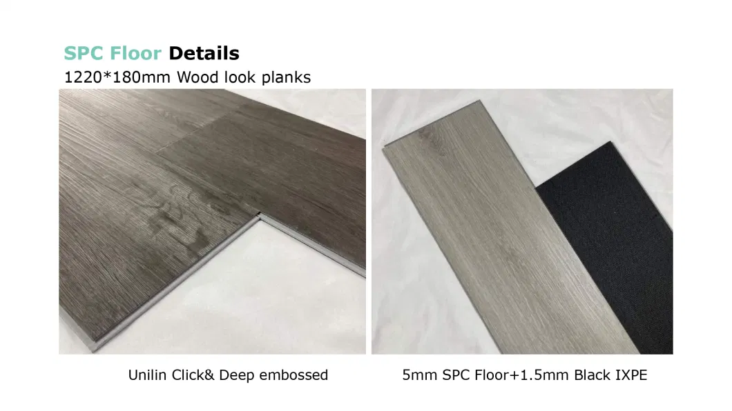 Highly Durable Waterproof Floor Tiles Vinyl Floor Tiles Wood Look