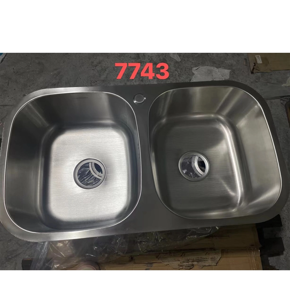 Factory Cheap Brushed Stainless Steel Integral Stretching Single Bowl Kitchen Sinks
