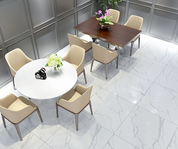 600X600mm Glazed Ceramic Polished Porcelain Marble Floor Tile and Wall Tile for Living Room