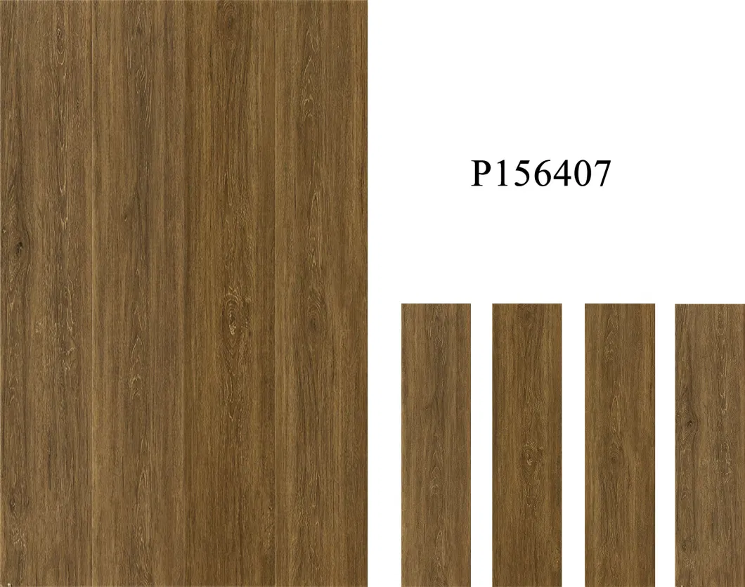 Home Design Durable Wood Ceramic Luxury Floor Tile in Foshan (600*150mm)