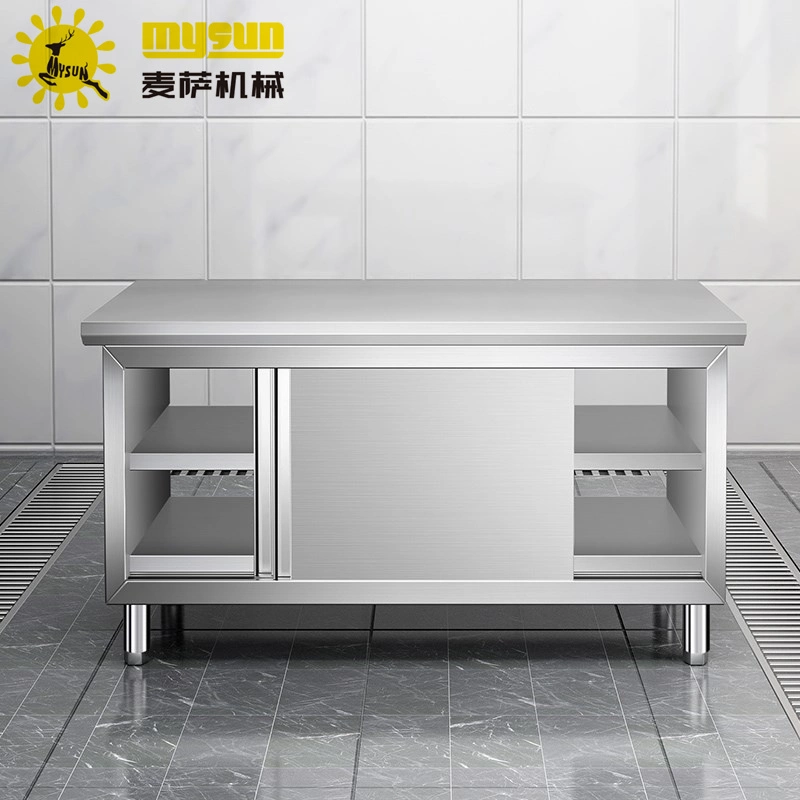 Kitchen Equipment Commercial Kitchen Large Capacity Single-Pass Restaurant Kitchen Worktable