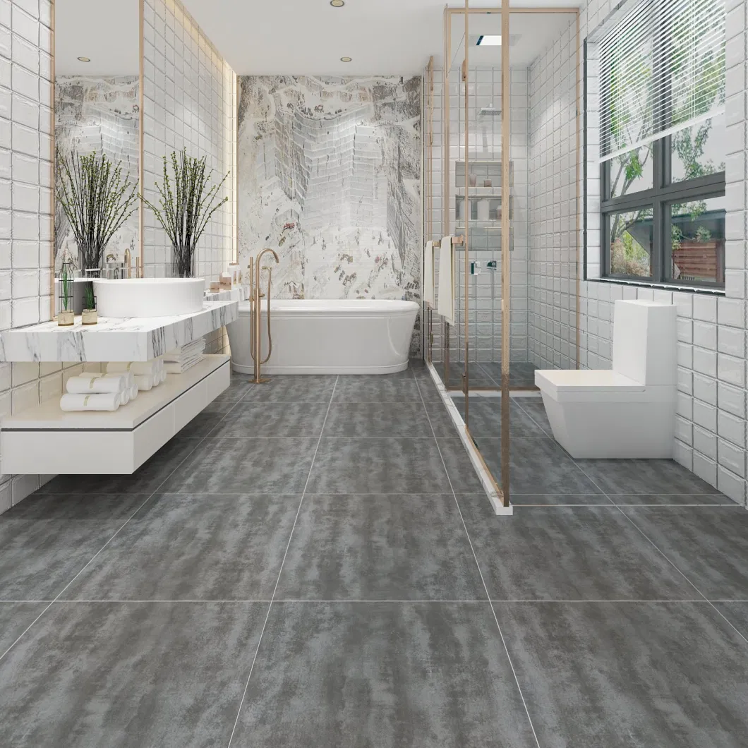 Wholesale Azrock Ceramic Bathroom with Grey Tile Floor