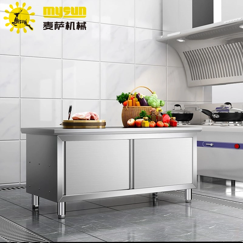 Kitchen Equipment Commercial Kitchen Large Capacity Single-Pass Restaurant Kitchen Worktable