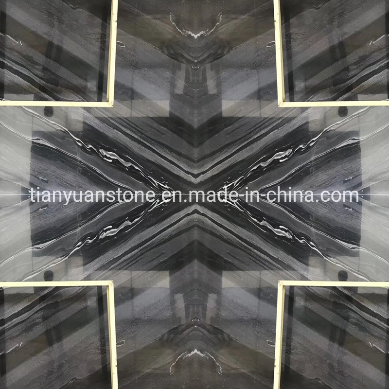 Natural Stone Grey Marble Tile for Kitchen/Bathroom Flooring