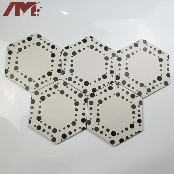 Factory Bathroom Kitchen Art Tile Hexagon Porcelain