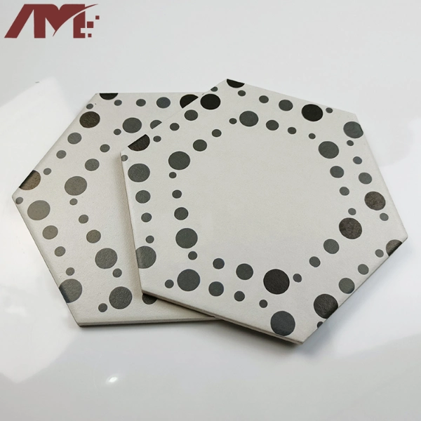 Factory Bathroom Kitchen Art Tile Hexagon Porcelain