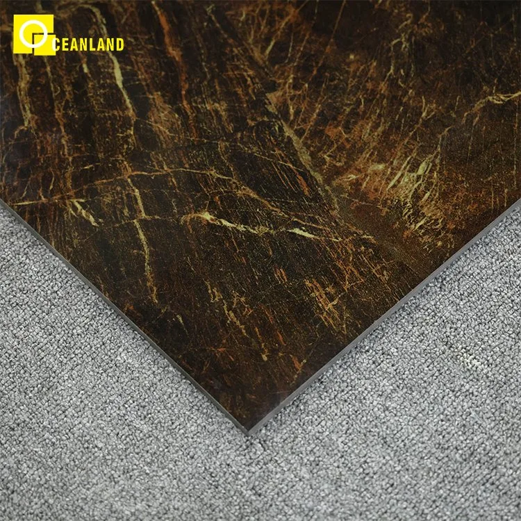 Kitchen Restaurant Luxury Marble Floor Tiles Foshan Factory Polished Porcelain Tile