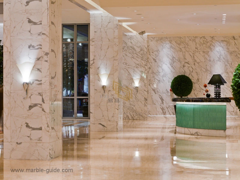 Natural Carrara White Marble Tiles 2022 for Bathroom/Hotel Wall/Backsplash/Floor