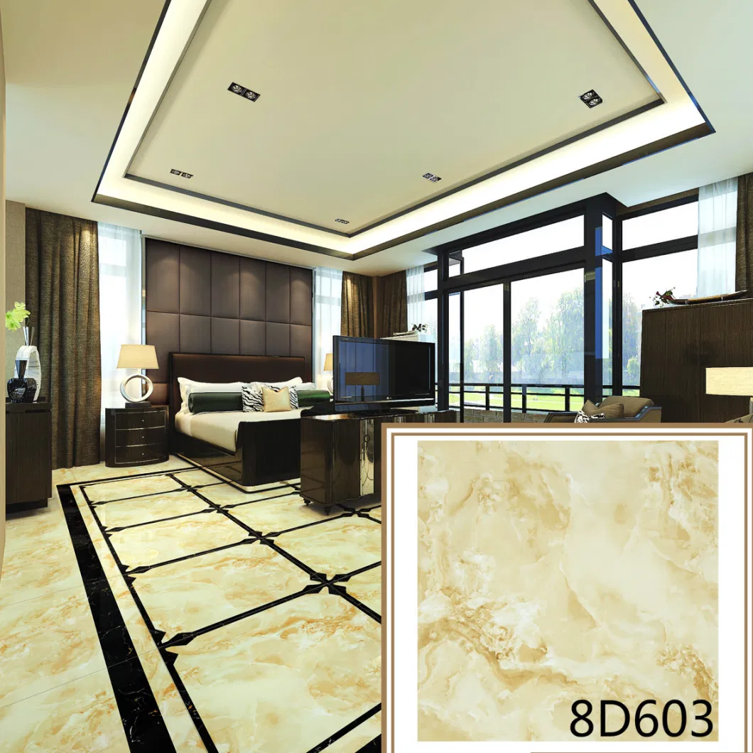 Best Quality Pakistan Tile Price Porcelain Tile White Porcelain in 60X60cm (8D61123)