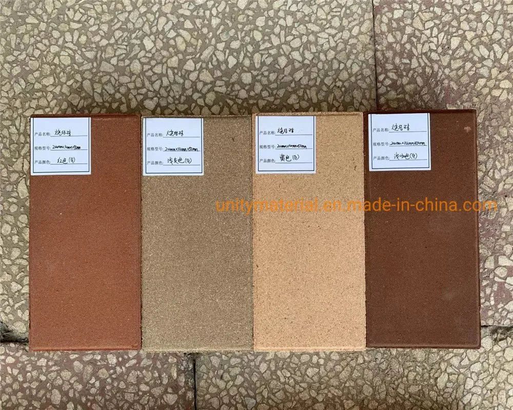 Low Price Clay Paving Blind Brick Paver Tiles for Outdoor Project Square Sidewalk Driving Street Guiding Road Sintered Decorative Garden Wall Building Cladding