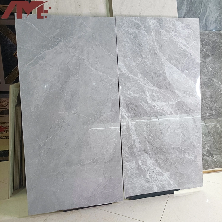 Foshan Latest Home 750X1500mm Gray Floor Wall Tile Polished Big Slab Tiles