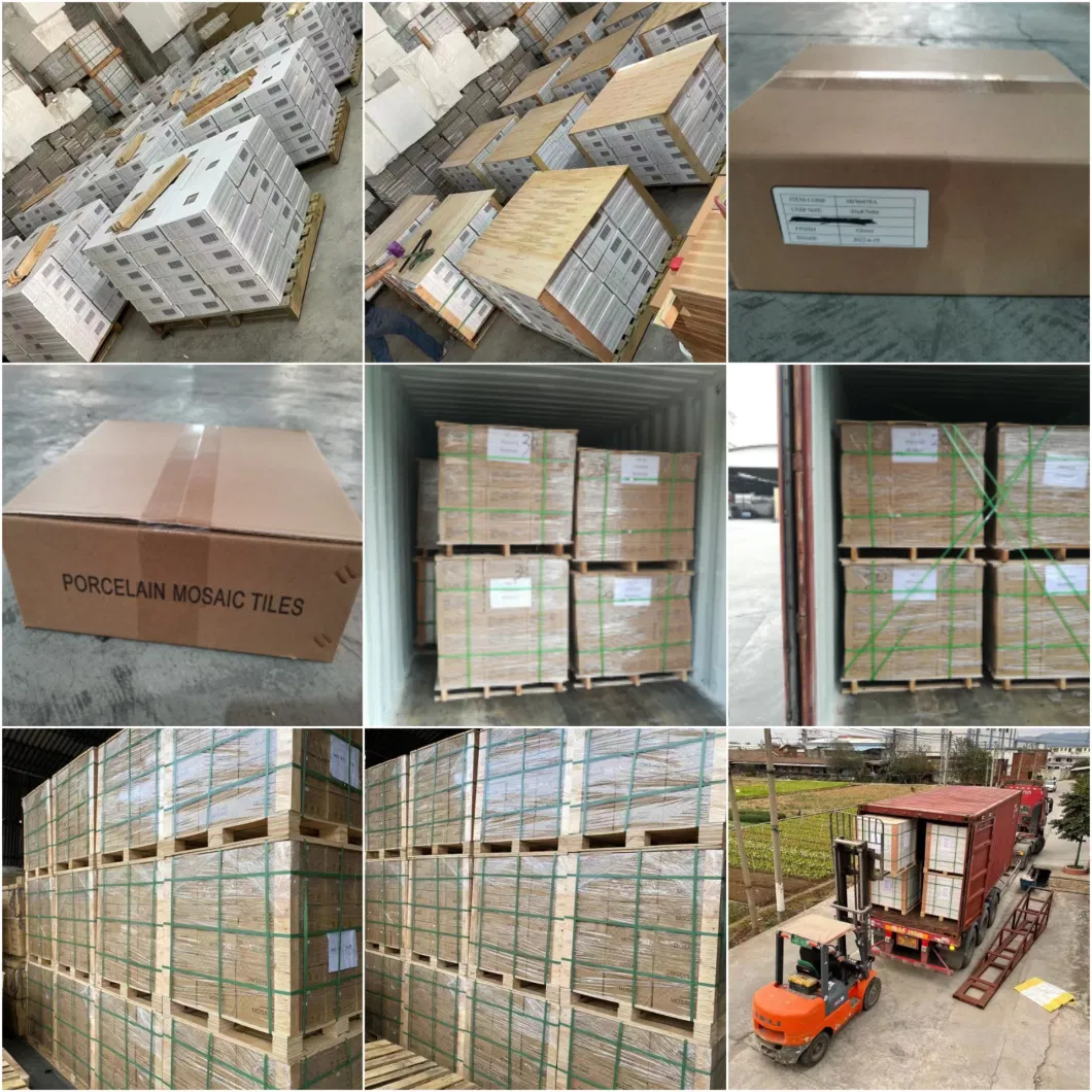 Mix Color Kitkat Mosaic Tiles Glazed Tiles China Factory Price