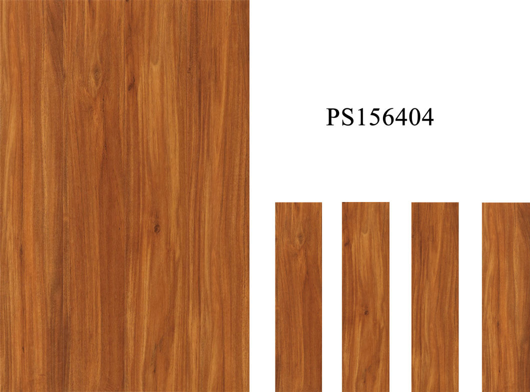 Durable Wood Glazed Rustic Ceramic Floor Tiles (600*150mm)