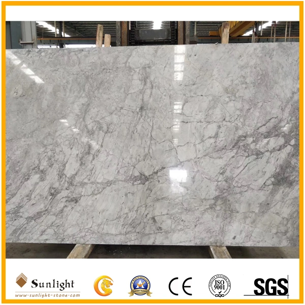 Popular Natural Stone Calacatta Grey Marble Slabs for Floor/Wall Tiles