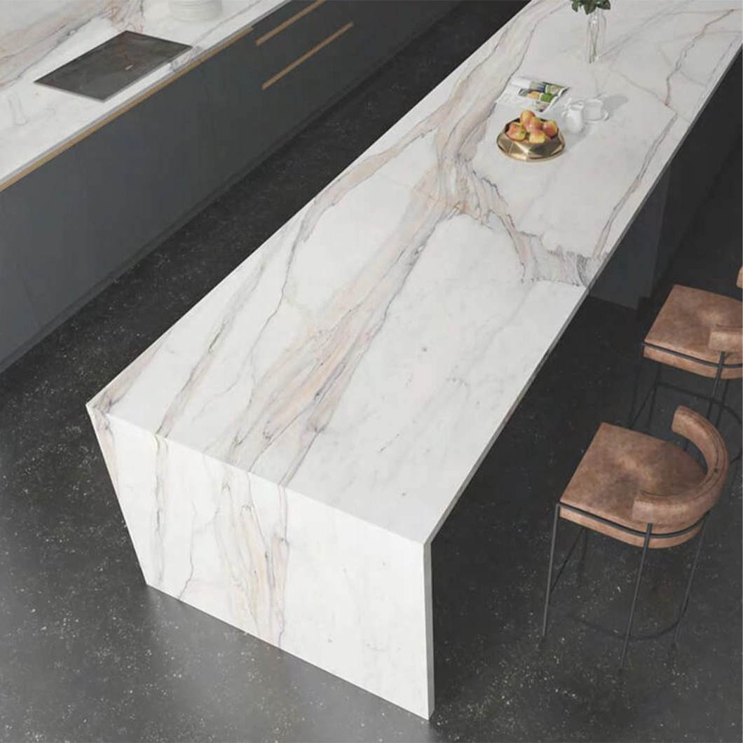 Kitchen Cabinet Large Size 800X2000 Page-Trun Sintered Stone Porcelain Floor Wall White Onyx Marble Slab Tiles