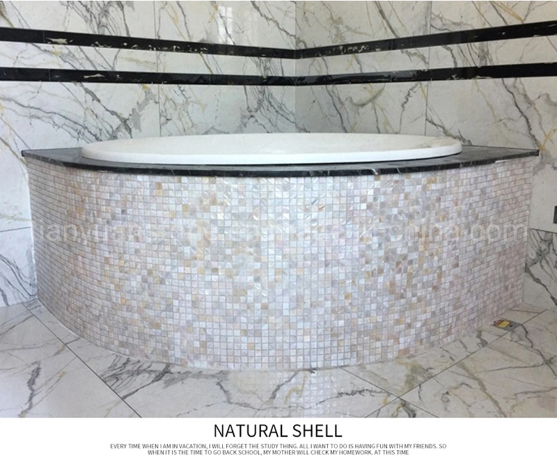 Mother of Pearl Tile Backsplash Linear Wall Subway Tile, Natural Shell Mosaic Brick Kitchen/Bath Tiles