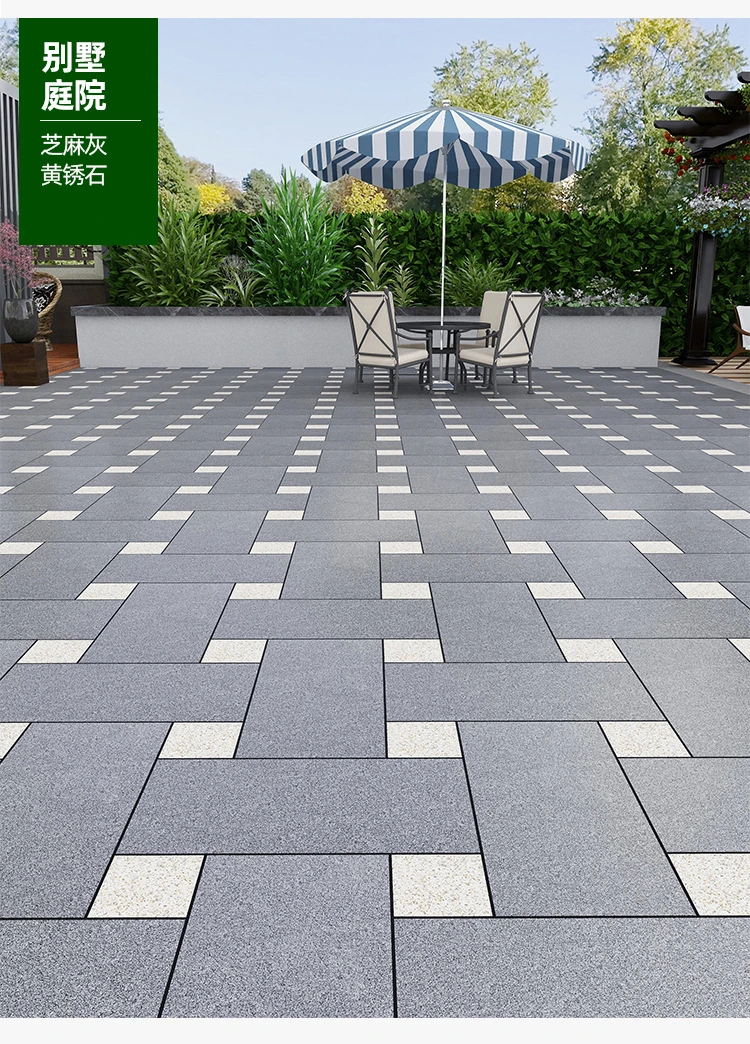 High Quality Full Body 18mm Thick Non-Slip Exterior Porcelain Paver Floor Tiles 200X600mm Ls261